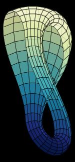 클라인 병을 절단하면 뫼비우스의 띠가 된다.