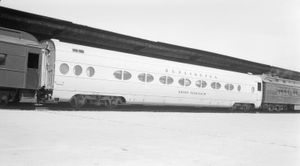 CBQ 6000호, 1940년대 밴쿠버에서 촬영된 3대의 실험용 펜듈럼 차량 중 하나