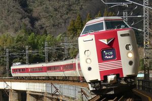 자연 진자식 381계 전동차