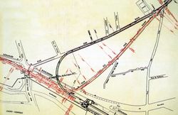 La voie navette와 La voie des Fêtes의 배선도.