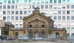 구 슈테티너역의 잔해