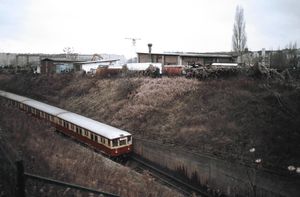  안할트 및 드레스덴선 분기점으로 향하는 열차, 1987년