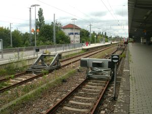 헤니히스도르프역 구내 선로