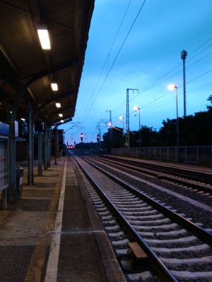 베를린 방향 도베를루크-키르히하인역 타워역