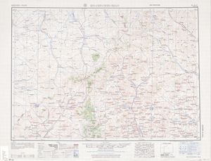 현대 바린 좌기 지역 일부를 포함하는 지도(AMS, 1951년)