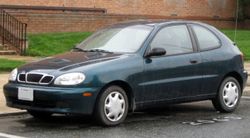 대우 라노스 로미오(3도어) 정측면