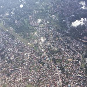 본탕 남부의 항공 사진