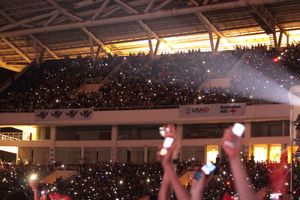 2010년 MTV EXIT 콘서트 중 경기장 모습