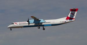 티롤리안 항공의 봄바디어 대시 8 Q400