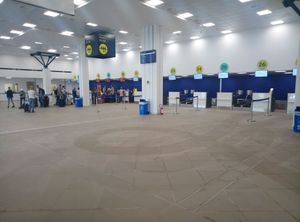 코르푸 공항 체크인