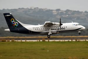 2020년 1월의 올림픽 에어 ATR 42-600