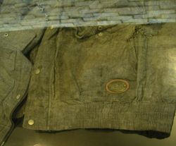 사망한 코지리 기자가 착용했던 점퍼