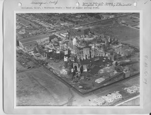 세트의 항공 사진