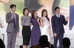 제작 발표회에서의 주요 출연진