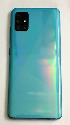 갤럭시 A51 프리즘 크러시 블루 색상