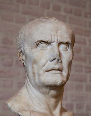 가이우스 마리우스(C. Marius). 7선 집정관으로 유명한 그는 메텔루스 누미디쿠스의 휘하로 처음 유구르타 전쟁에 참여하였으며, 기원전 107년에는 집정관으로 당선되어 자신이 직접 전쟁을 지휘하게 된다.