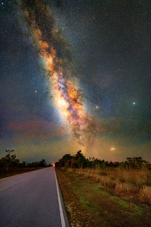 플라밍고로 가는 길에서 찍은 20초 노출의 은하수