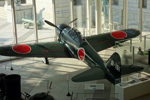 유슈칸에 전시된 A6M5
