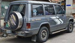 현대 갤로퍼 후측면