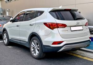 현대 싼타페 더 프라임 후측면