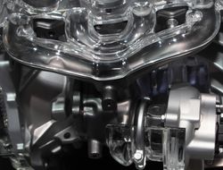 T-GDI 버전의 배기구 및 트윈 스크롤 터보차저