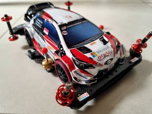 TAMIYA MINI 4WD - TOYOTA YARIS WRC (MODIFIED)