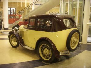 1931년 오스틴 7 스왈로우, 후면