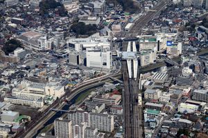 역 주변(2014년 3월)