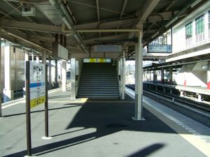 2008년 1월 지치부선 플랫폼