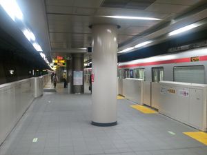 쓰쿠바 익스프레스 선 승강장