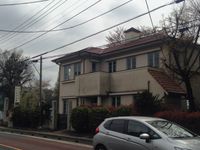 후지미노 시립 (구・오이마치립) 오이 초등학교에 병설된 구 오이무라(大井村) 읍사무소 청사.