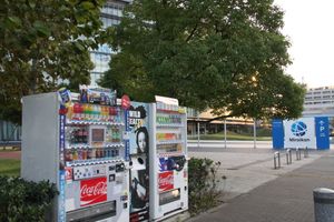 2009년 10월, "Wild"를 홍보하는 코카콜라 자판기의 아무로 나미에 이미지