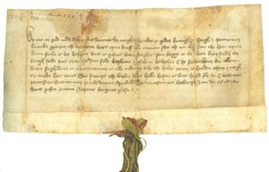 1403년 비보르크시의 스웨덴어 헌장