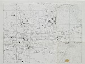 1950년 육군 지도국(Army Map Service)에서 제작한 서울 도심 지도