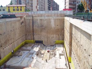 2006년 5월 볼타 역 공사 현장