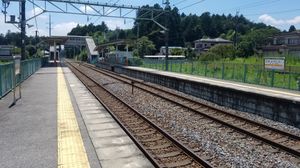 2021년 8월의 역 승강장