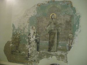 교황 무류성을 기념하는 그림 (보르스호텐, 1870). 오른쪽부터: 교황 비오 9세, 예수, 토마스 아퀴나스