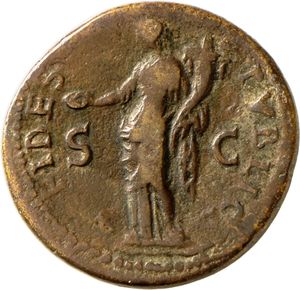 피데스 푸블리카}}를 묘사하였다.