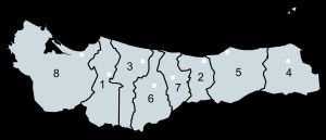 아틀란티다 주 지도