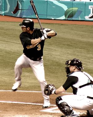 2005년 애슬레틱스 시절의 차베스