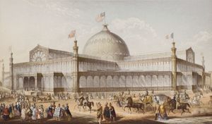 1853년 뉴욕 크리스탈 팰리스 그림