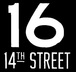 BMT 캐나시 선 운행에 사용된 원래의 16번 지정 표시.