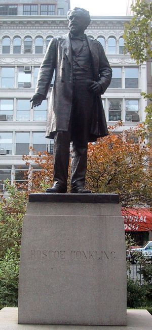 매디슨 스퀘어에 있는 콩클링의 동상