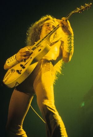 깁슨 버드랜드 기타를 들고 공연하는 뉴전트