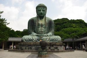 고토쿠인에 있는 가마쿠라 대불 (아미타불).