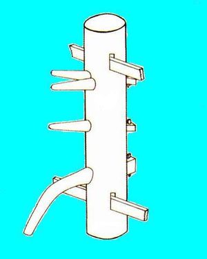 영춘권 수련에 사용되는 목인장