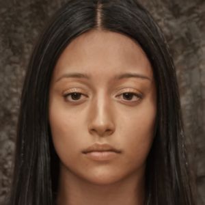 과달루페 성모의 얼굴 디지털 재현 (미겔 안젤 오마냐 로하스, 2021)