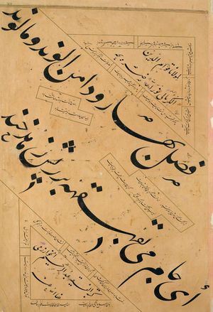 백양조 압드 알라힘 이븐 압드 알라흐만 하라즈미의 서.