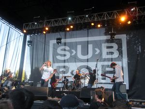 Sub Pop 창립 20주년 기념 공연에서의 그린 리버