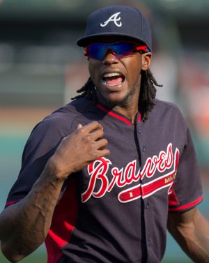 2015년 애틀랜타 브레이브스에서 활동하는 메이빈